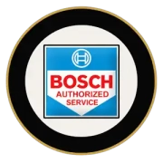 Bosch Authorized Service badge for Dr Auto Tech